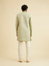 Manyavar Sage Green Achkan Indo Western