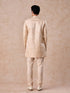 Manyavar Peach Spellbind Indo Western