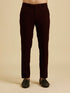 Manyavar Maroon Red Indo Western Set with Chowkadi Motifs And Patra Work