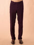 Manyavar Exquisite Purple Velvet Indo Western