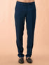 Manyavar Teal Blue Velvet Indo Western