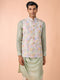 Manyavar Enchanting Light Mid Green Nehru Jacket