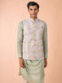 Manyavar Enchanting Light Mid Green Nehru Jacket