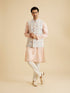 Manyavar Elegant Charm Cream Nehru Jacket