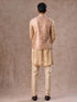 Manyavar Elegant Beige Nehru Jacket