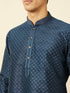 Manyavar Elegant Cream Kurta Pajama