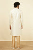 Manyavar Biscuit Jacquard Kurta Set