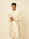 Manyavar Sand Beige Sequined Kurta Set