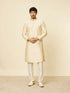 Manyavar Sand Beige Sequined Kurta Set