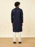 Manyavar Elegant Blue Kurta Pajama