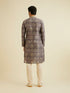 Manyavar Soft Lilac Tree Of Life Printed Kurta Set