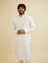 Manyavar White Elegance Kurta Pajama