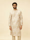 Manyavar Sand Beige Foil Print Buta Printed Kurta