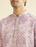 Manyavar Elegant Lilac Kurta Pajama