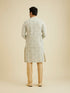 Manyavar Soft Green Chikankari Patterned Kurta Set