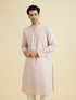 Manyavar Lilac Luminescence Kurta Pajama