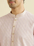 Manyavar Lilac Luminescence Kurta Pajama