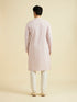 Manyavar Lilac Luminescence Kurta Pajama