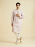 Manyavar Lilac Luminescence Kurta Pajama
