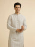 Manyavar Pista Green Chikankari Elegance Kurta Pajama