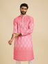 Manyavar Vibrant Pink Kurta Pajama