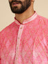 Manyavar Vibrant Pink Kurta Pajama