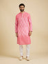 Manyavar Vibrant Pink Kurta Pajama