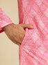 Manyavar Vibrant Pink Kurta Pajama