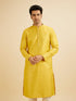 Manyavar Sunshine Yellow Kurta Set with Patra Work