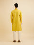 Manyavar Sunshine Yellow Kurta Set with Patra Work