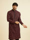 Manyavar Regal Black Kurta Pajama Set