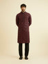 Manyavar Regal Black Kurta Pajama Set