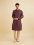 Manyavar Royal Purple Sequinned Kurta Set