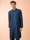 Manyavar Teal Blue Elegance Kurta Pajama