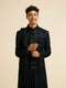 Manyavar Teal Green Sequined Sherwani Set