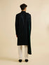 Manyavar Teal Green Sequined Sherwani Set