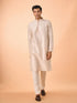 Manyavar Elegant Cream Kurta Pajama