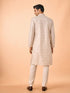 Manyavar Elegant Cream Kurta Pajama