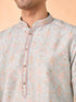 Manyavar Light Blue Splendor Kurta Pajama