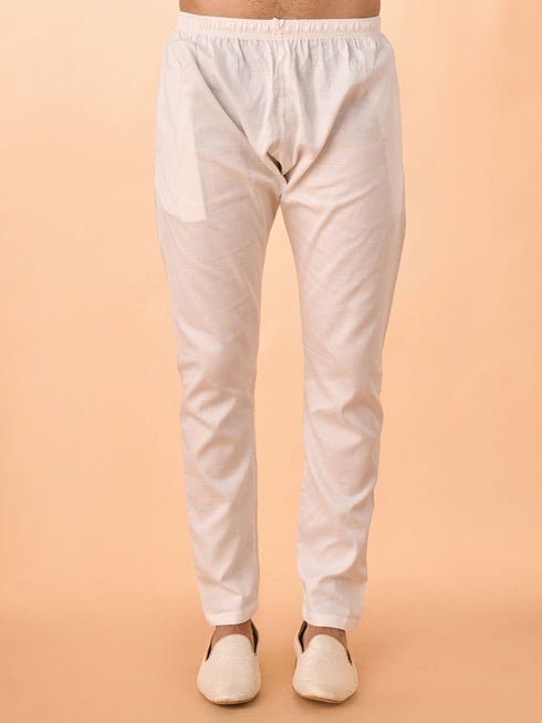 Manyavar Light Blue Splendor Kurta Pajama