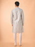 Manyavar Light Blue Splendor Kurta Pajama