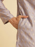 Manyavar Lilac Elegance Kurta Pajama
