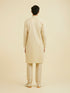 Manyavar Regal Beige Ensemble Kurta Pajama