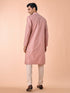 Manyavar Graceful Dusty Pink Kurta Pajama