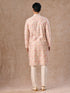Manyavar Peachy Elegance Kurta Pajama