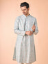 Manyavar Regal Aqua Green Kurta Pajama