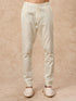 Manyavar Peach Blended Viscose Kurta Pant