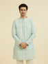 Manyavar Aqua Elegance Kurta Pajama