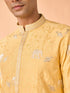 Manyavar Saffron Splendor Kurta Pajama