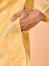Manyavar Saffron Splendor Kurta Pajama